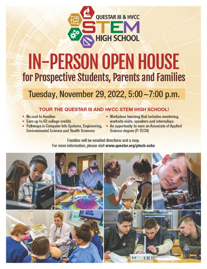 Questar III BOCES on Twitter "Reminder our inperson open house at the Questar III and