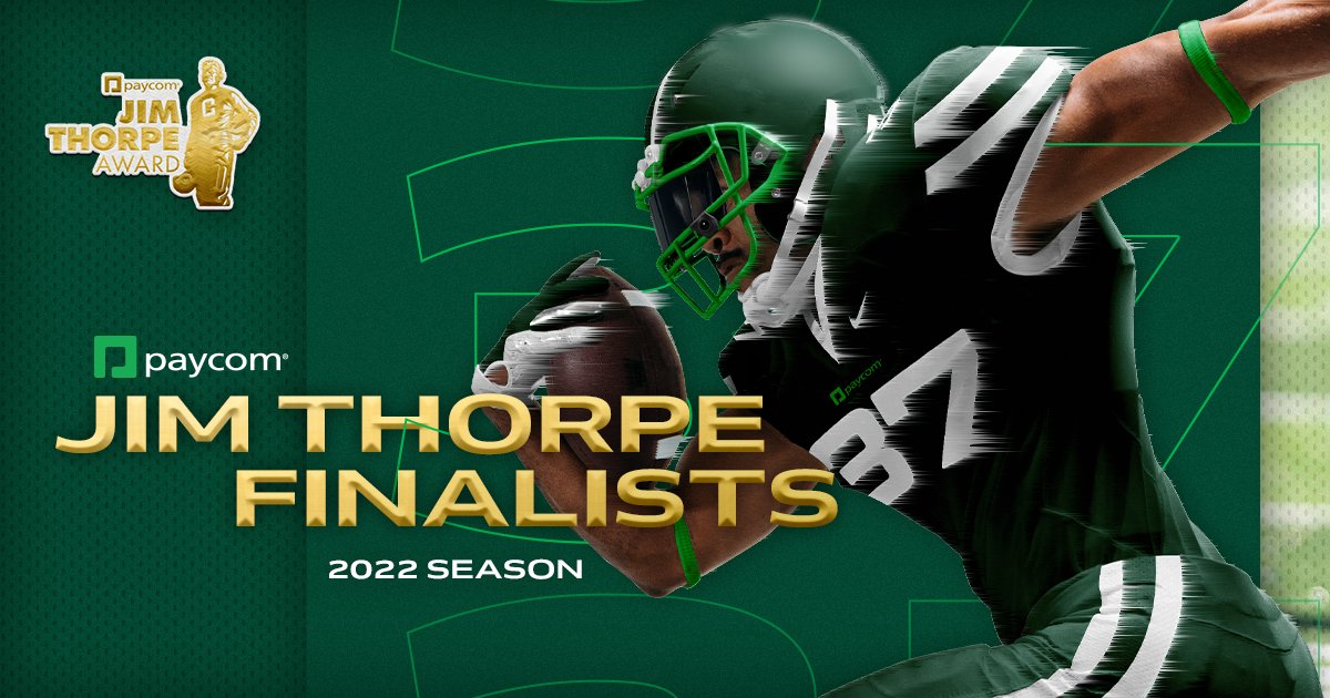 Paycom Jim Thorpe Award tweet media