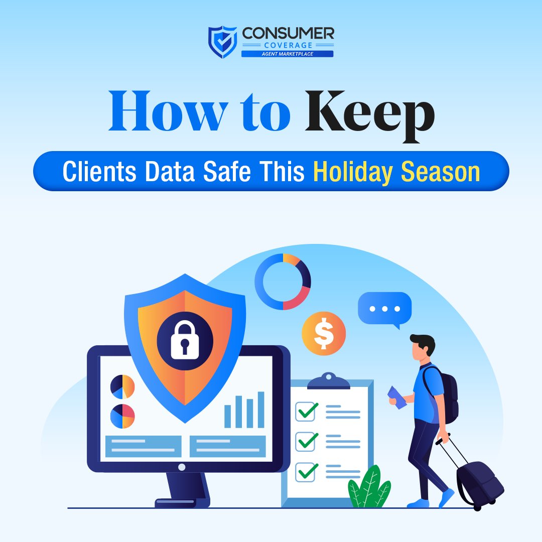 CCAgentMarket's tweet photo. Especially during the holiday season and the rise in online shopping, security breaches and ransomware attacks are happening every day. 

The Consumer Coverage Agent Marketplace (CCAM) uses state-of-art data security and management.

Get more details at https://t.co/MkqMNo8iwC. https://t.co/aHlV0WlvMA