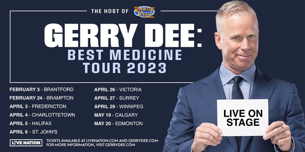Tickets going fast. 

Grab some for your Christmas shopping lists at gerrydee.com.