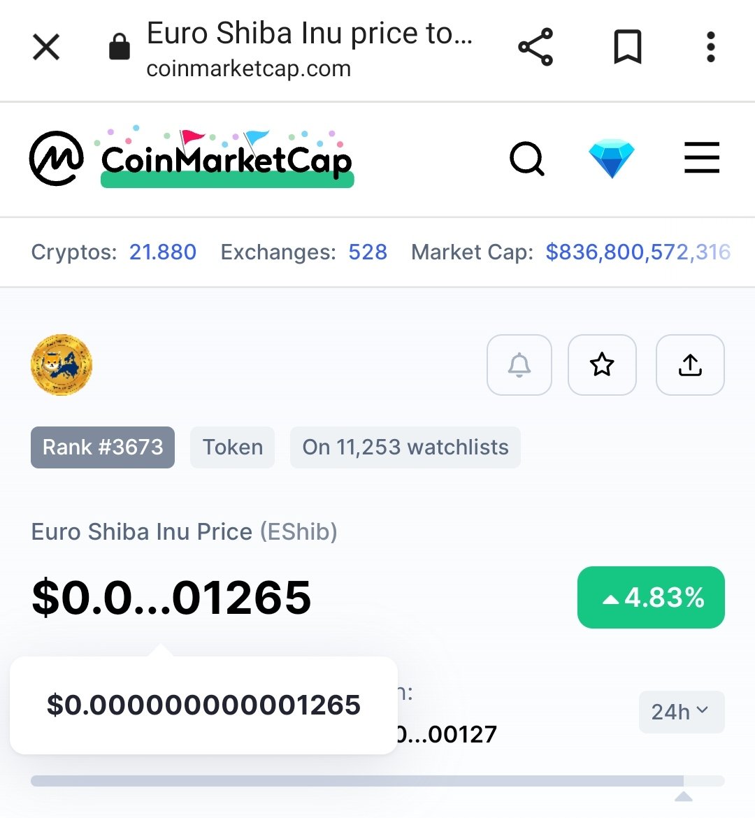 Buy $EShib, Hold $Eshib !!

New millionaire with $EShib !!