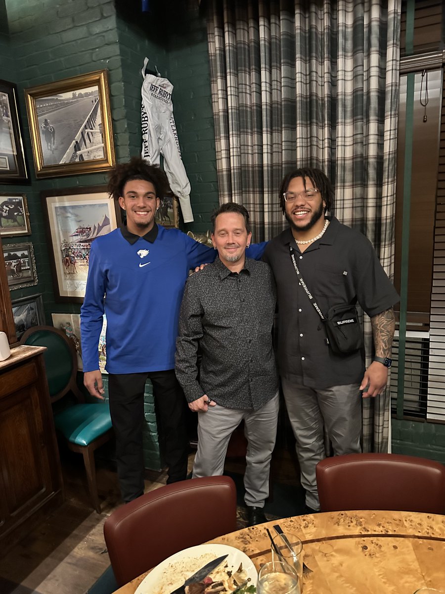 KYCauses's tweet photo. What a fun night at @JeffRubys with the winner of our first player experience raffle.  Congratulations again to Steven Edge and friends!  @CROD_JR @DaneKey6 @ryanlemond #BBN #raffle #charity #commonwealthcauses #kycauses https://t.co/Z1fze8hpM5