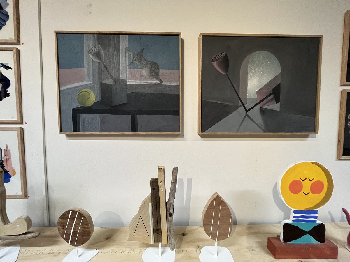 A couple pieces from my show with <a href="/YOUROWNagency/">J.Smeets</a> along side <a href="/Bargo/">Søren Martin Mark</a> and sculptures from <a href="/thelostobject/">thelostobject</a>