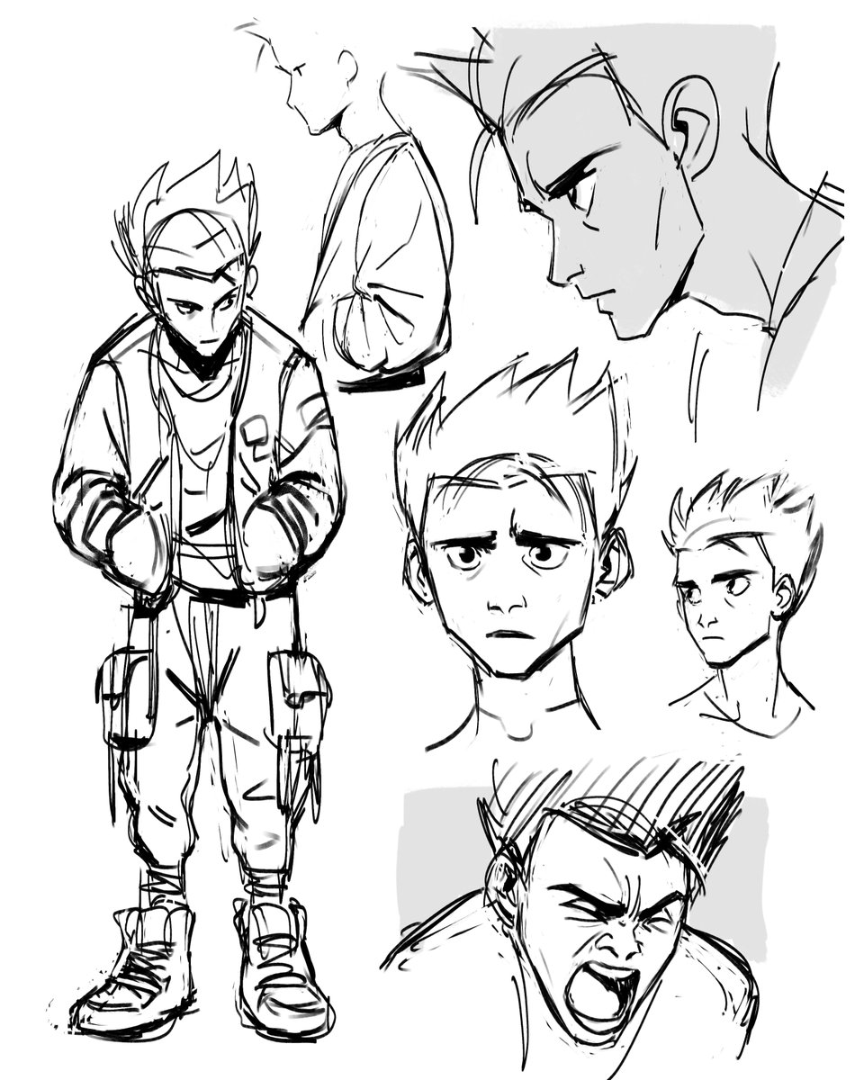My sketches are dirty.