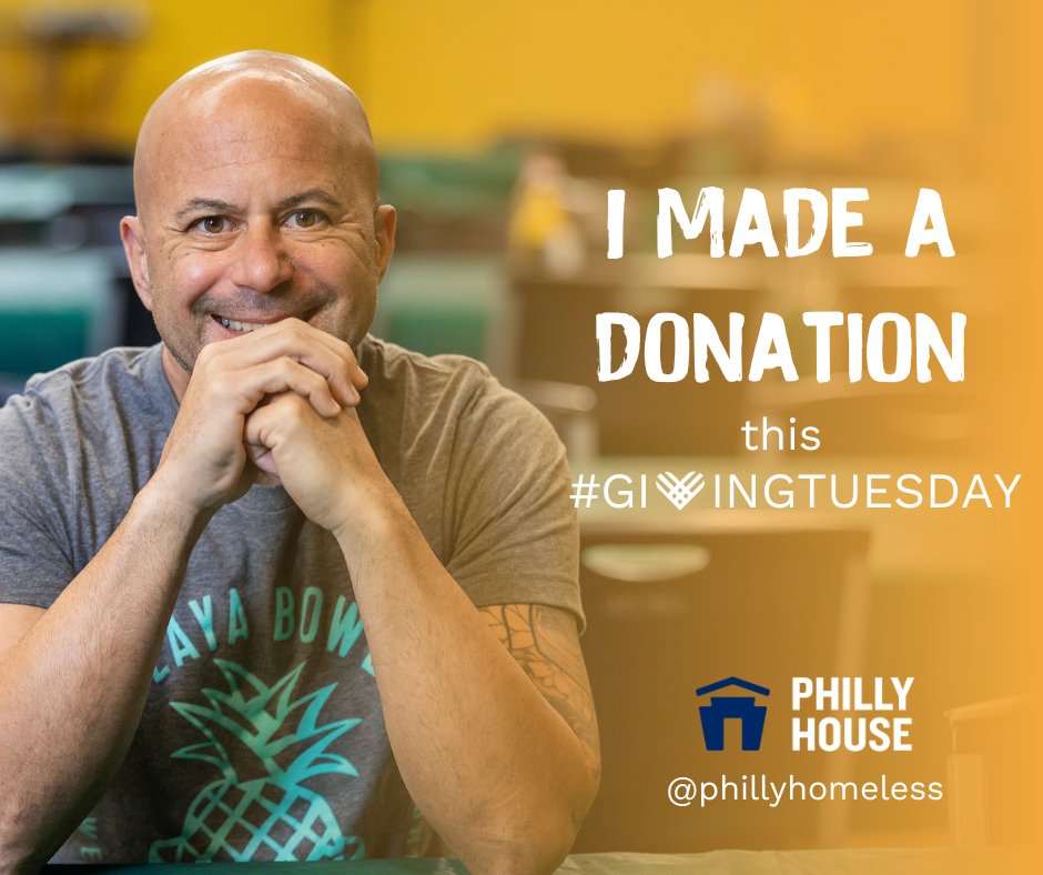 phillyhomeless's tweet photo. Today is #GivingTuesday and we are inviting you to get involved! Your gift to #PhillyHouse will go twice as far with our dollar-for-dollar match up to $5,000! https://t.co/TQ1kalYxFZ https://t.co/VotskhH3lb