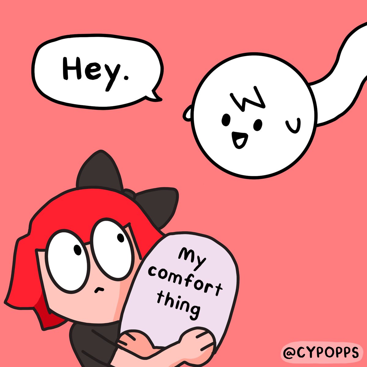 Cypopps's tweet photo. You're never too old for your favorite comfort thing https://t.co/NvRqpQLceB