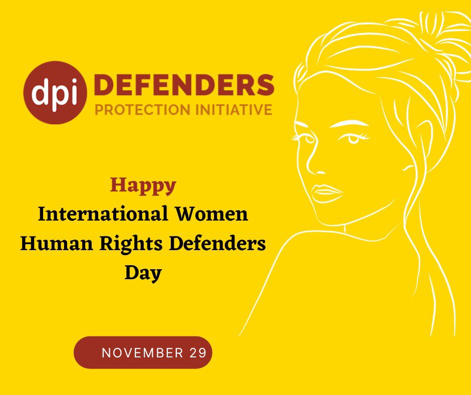 defprotection's tweet photo. As we mark the end of International Women Human Rights Defenders Day, we celebrate and thank women who defend human rights for all. https://t.co/lN8liG9vBz