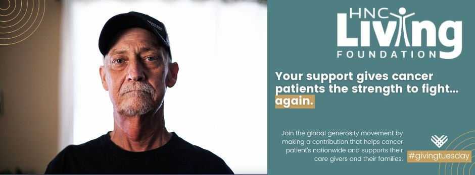 HNCLiving's tweet photo. Patients like Tod have to undergo a grueling battle with cancer, only to receive a reoccurring diagnosis years (or months) later. See Tod's story at https://t.co/ck11onZgh9 and see the relief your donation on #GivingTuesday provides. #CancerResearch https://t.co/IwGJpVyMBN