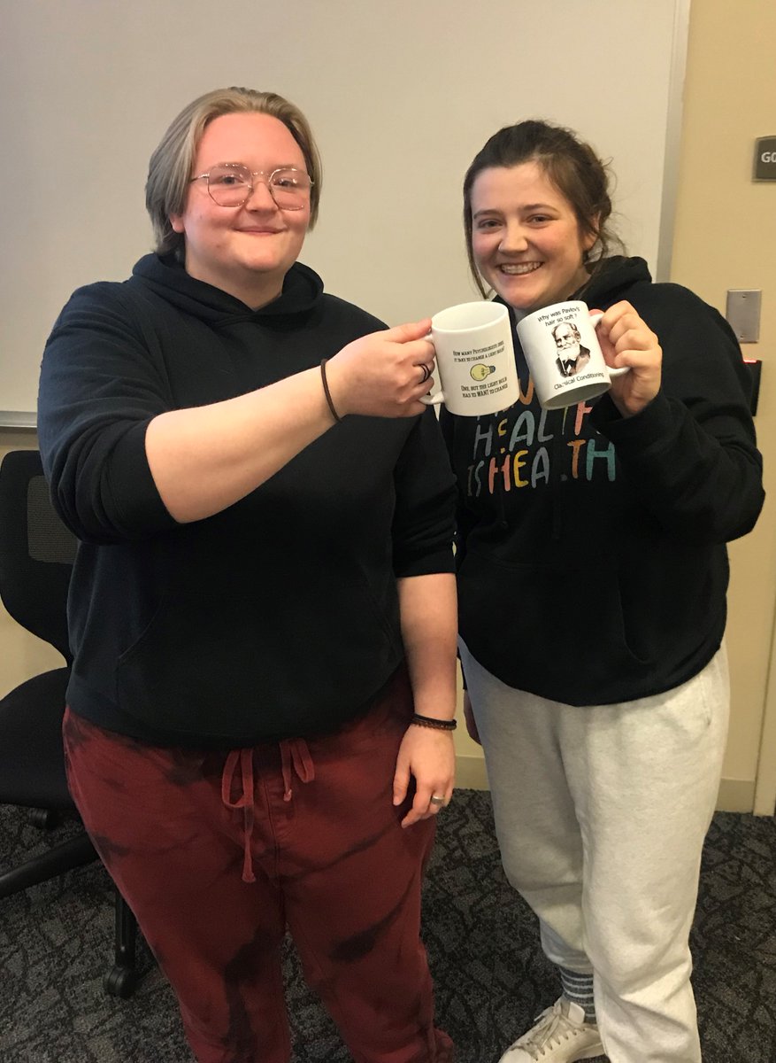 CreightonPsych's tweet photo. Congratulations to Ramzie Chard and Annemarie Super for winning the Fall 2022 Psych Bowl Competition! Thank you to everyone who participated and supported this event - we look forward to seeing you at next semester's Psych Bowl! https://t.co/4OOucqAiU9