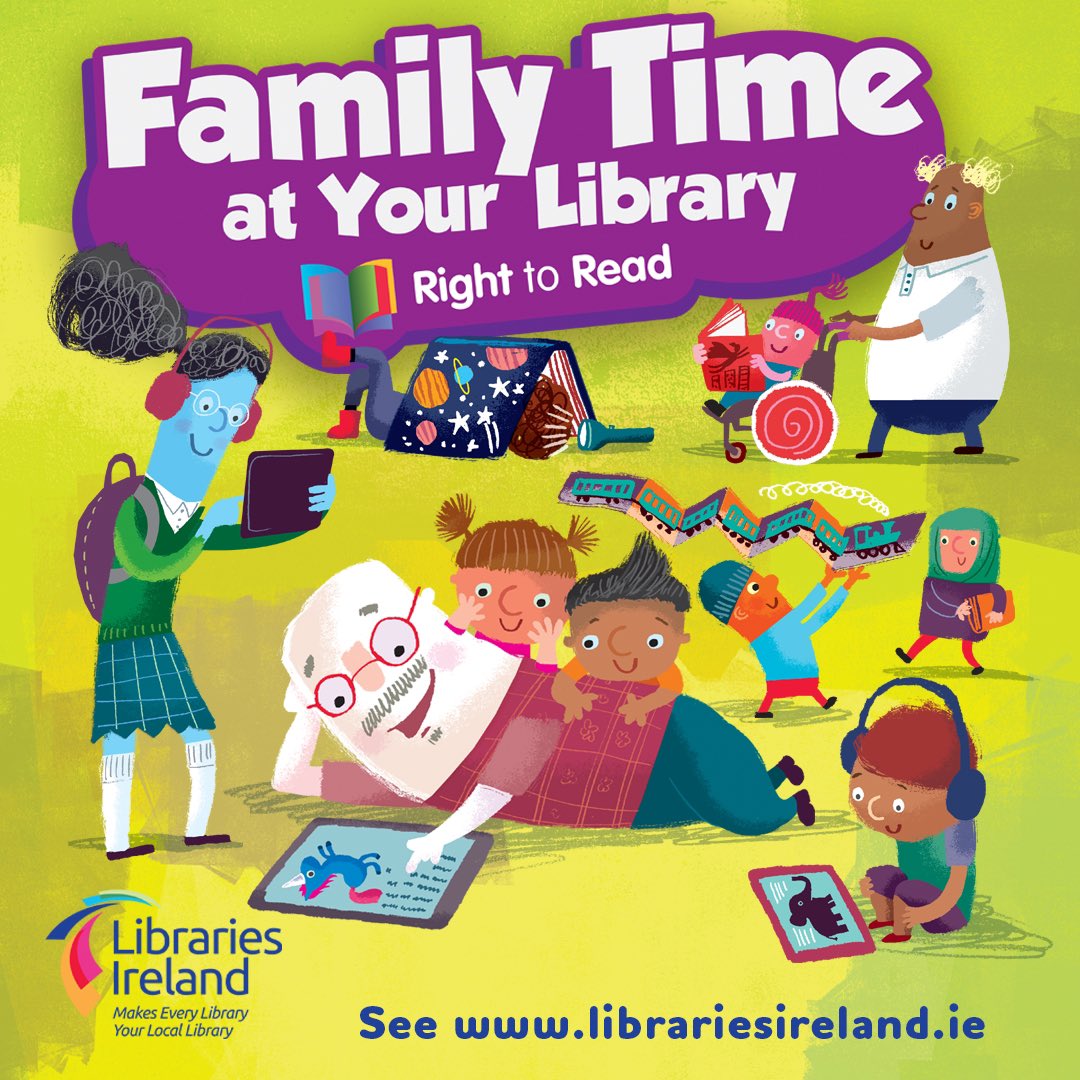 LibrariesIre's tweet photo. Family events and activities will take place in libraries all over the country during December to spread the joy of reading and sharing stories. 
The whole family are invited to join in the fun so check out what’s happening in your local library! #RightToRead #TakeACloserLook https://t.co/tQZ5T5GPzf