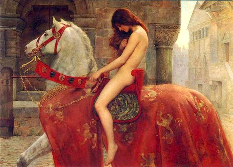 artbot__'s tweet photo. Lady Godiva 
 -1897, John Collier 
 #art #aesthetic #paintings #johncollier https://t.co/vZvQOoJnoQ