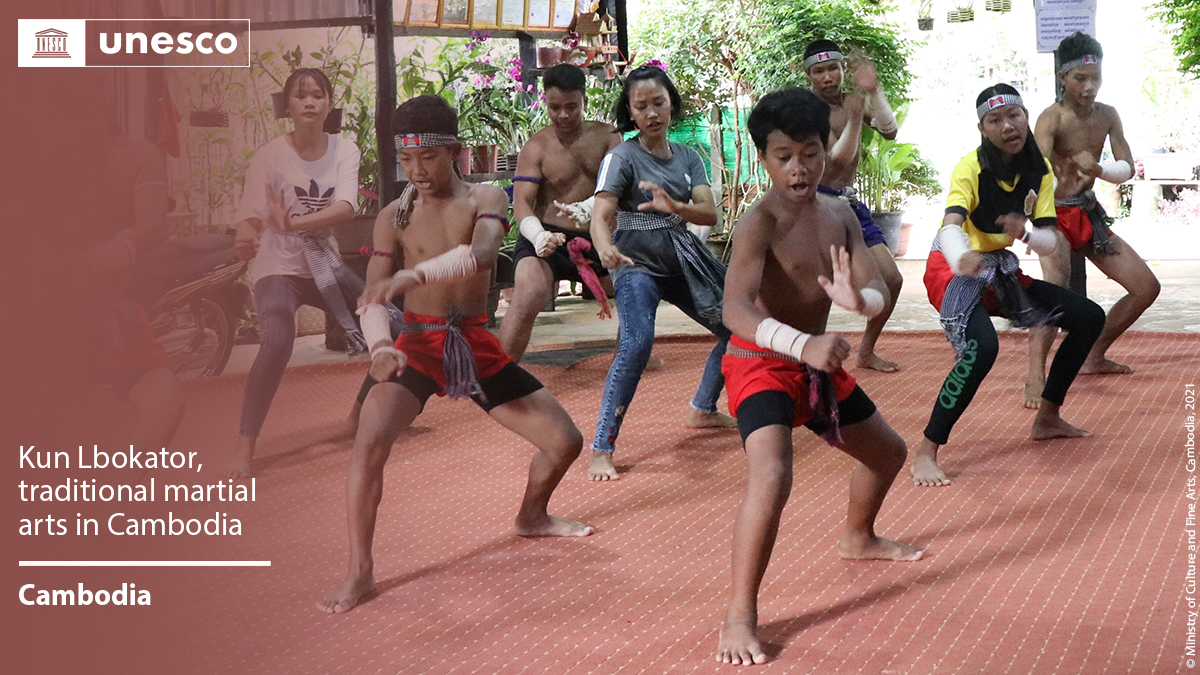 UNESCO's tweet photo. 🔴 BREAKING

New inscription on the #IntangibleHeritage List: Kun Lbokator, traditional martial arts in #Cambodia 🇰🇭.

Congratulations! 👏

ℹ️ https://t.co/n5nd2IfvLJ #LivingHeritage https://t.co/IhVF1ybrAQ