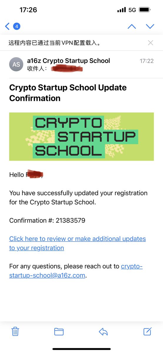 I, master.eth, AKA founder of Redletter.eth(a dweb to facilitate people minting their precious moment on blockchain), has officially submitted the application for crypto startup school 2023 by <a href="/a16zcrypto/">a16z crypto</a>. 

If I am selected, I will come to US. Please retweet to show support.🙏🙏
