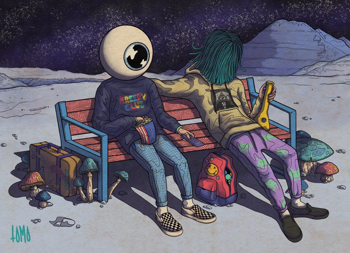 Anyone else like <a href="/TOMORROWMAN13/">TOMORROWMAN 👀</a> art?