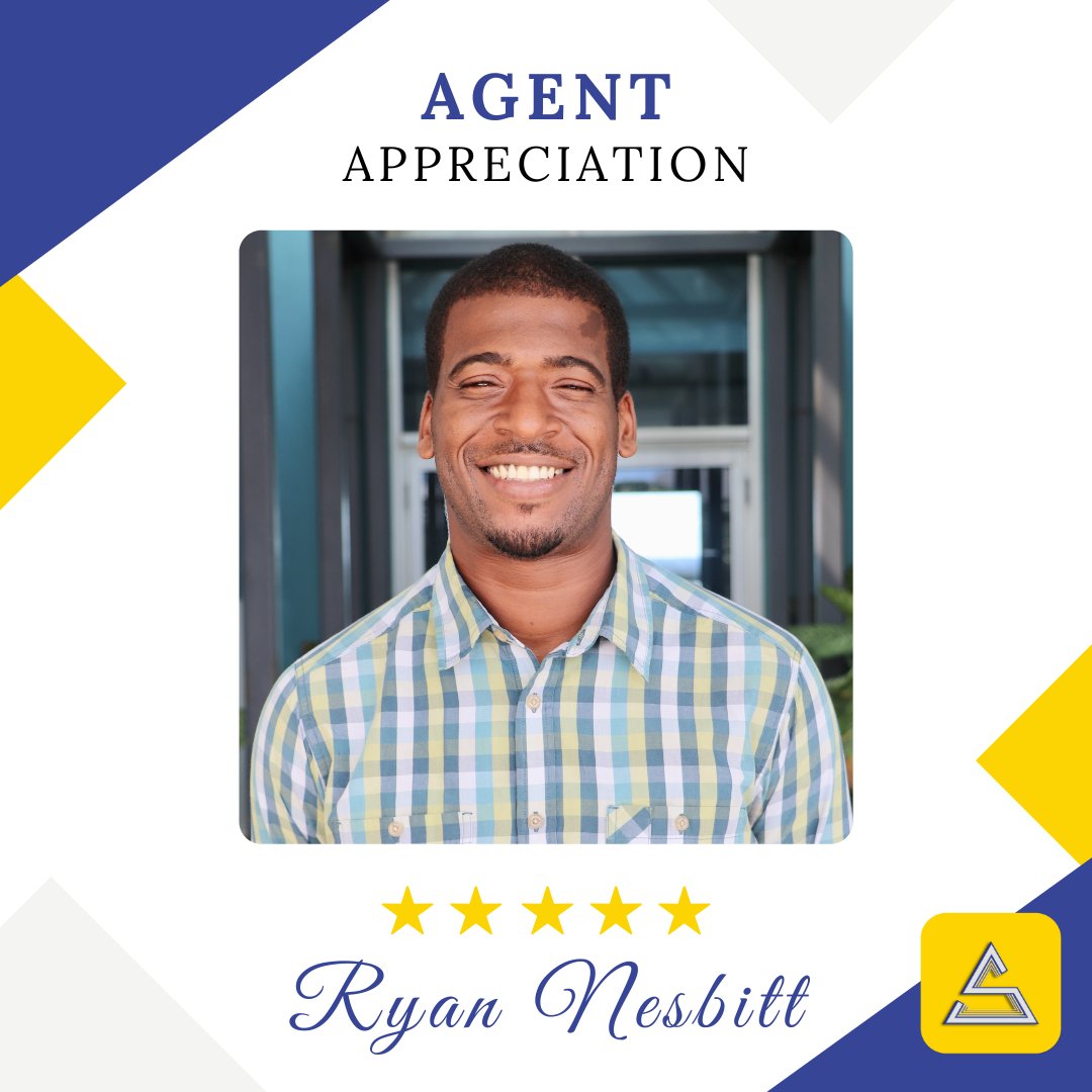 Agent Appreciation: Ryan Nesbitt

"What gets me excited about being an agent is the opportunity to work with a great team of people as well as independently and have fun."

Thanks for spreading the positivity Ryan!