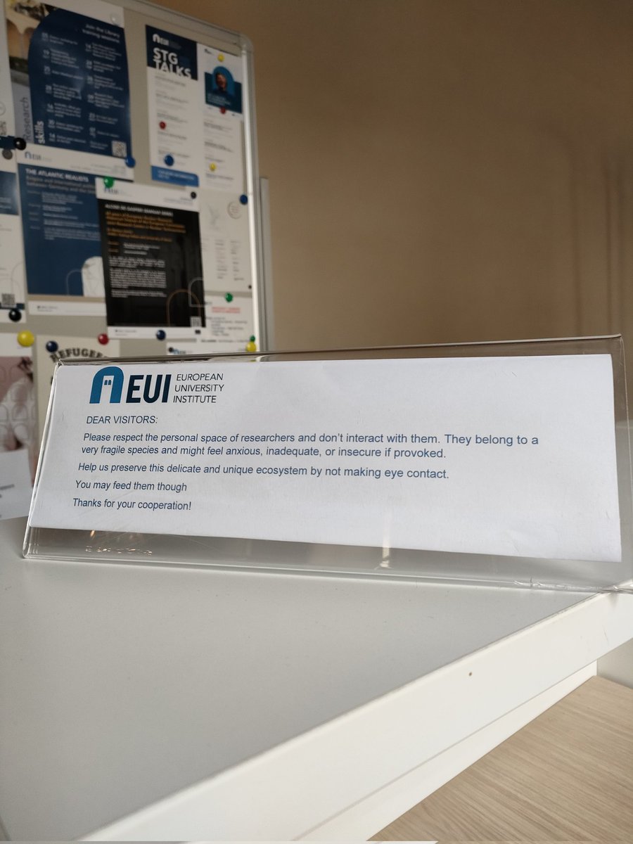 Things that you find in <a href="/EUI_EU/">European University Institute</a> . Indeed true 😂