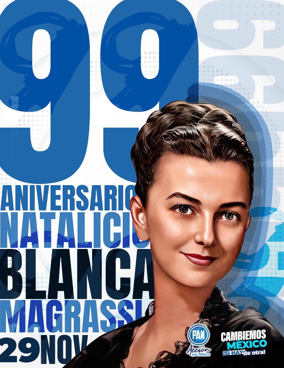 En su aniversario de natalicio, recordamos con mucho cariño a Blanca Magrassi, mujer excepcional que dejó un importante legado en el partido, incansable luchadora de la democracia, los derechos y la participación política de las mujeres.