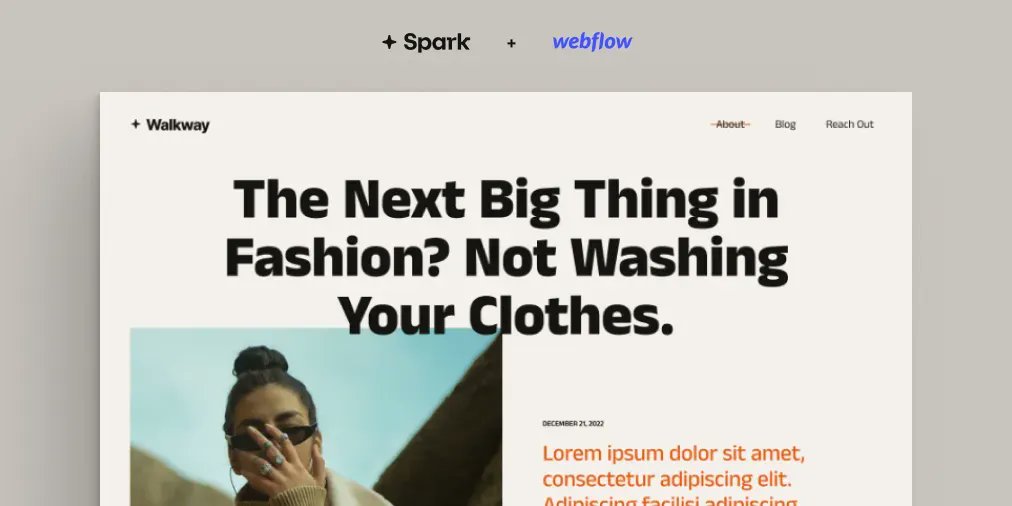 SparkDotDesign's tweet photo. We know you're looking for something different- a web design that stands out from the rest. That's why we've created https://t.co/6WUKDWxmFC, templates that are easy to use and customize. Don't forget to check out our Cyber Week sale! For a limited time, you can save 50% #webflow https://t.co/mzrBDJHrkr