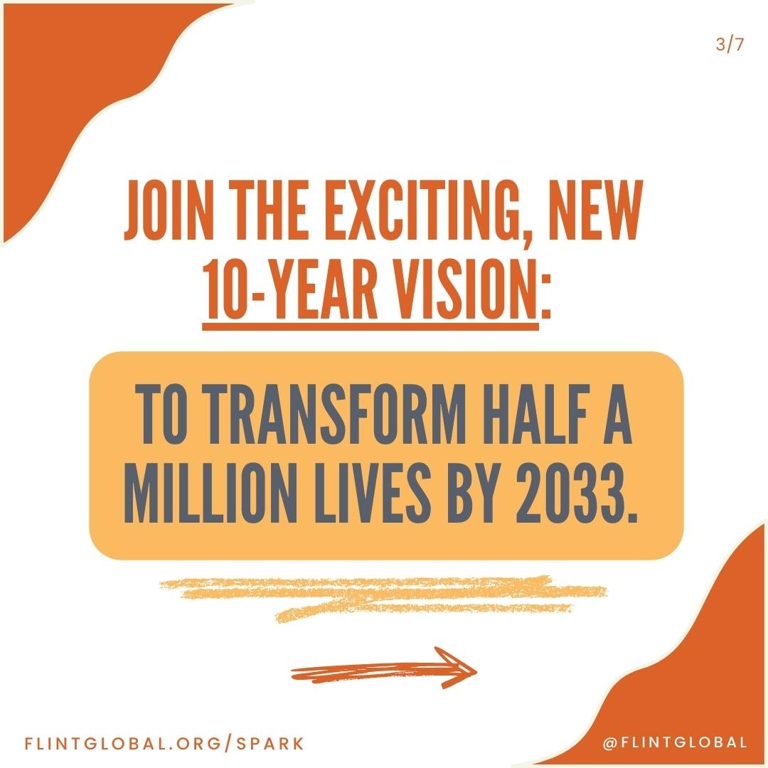 GlobalFlint's tweet photo. What will it take to end global #poverty?
It takes YOU.

Flint is excited to announce our 10-Year Vision:
TO #TRANSFORM HALF A MILLION LIVES BY 2033.

Join us this #holidayseason by helping us raise $100,000 before the end of the year.

#Donate at https://t.co/diYCJYfXjY https://t.co/33tL432xxc