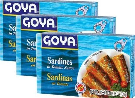 Goya Sardines in Tomato Sauce- Sardinas 4 25 Oz Pack of 3 ZSNIO1U

https://t.co/OkMATs02Im https://t.co/x17qMvYxHn