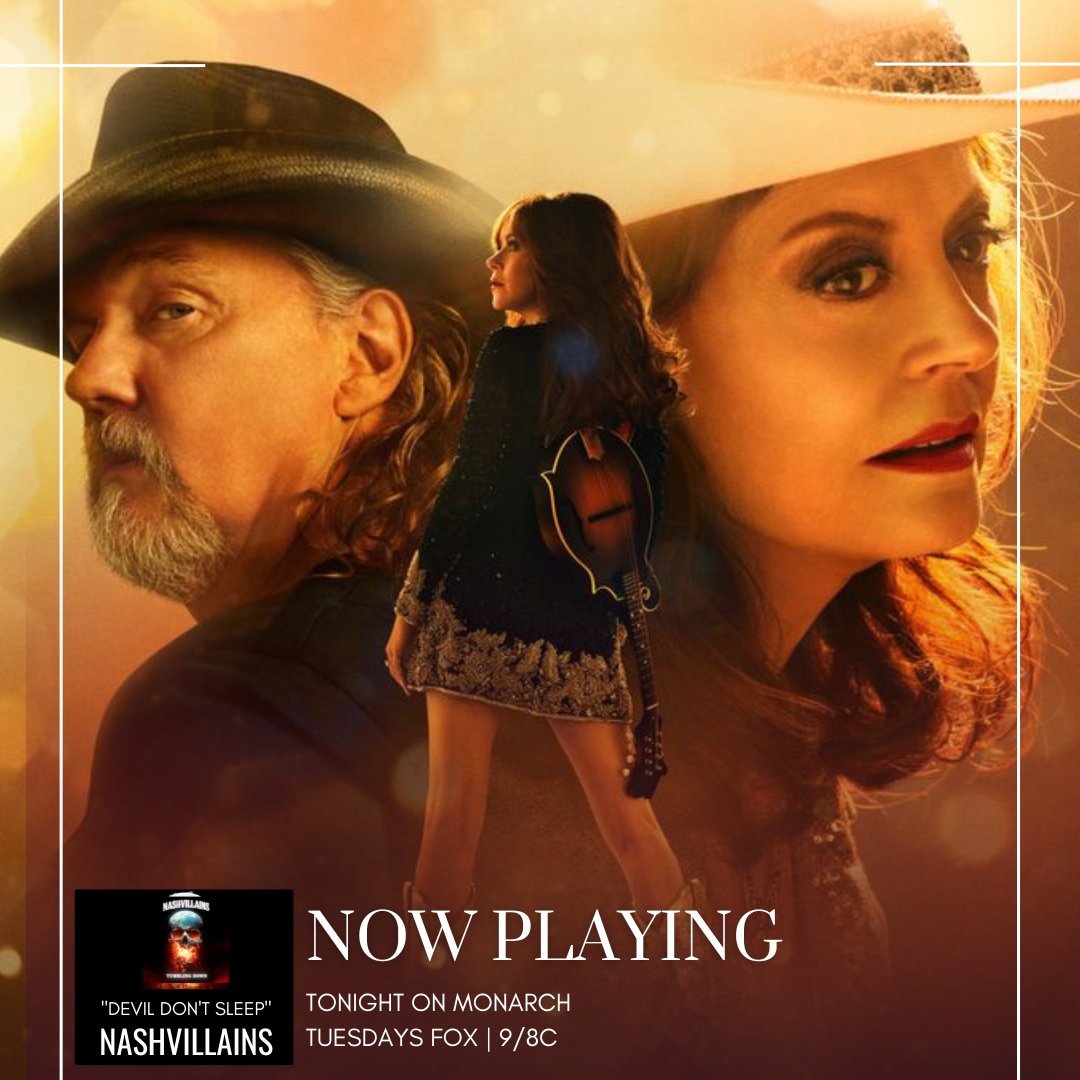 Watch <a href="/MonarchOnFOX/">Monarch on FOX</a> tonight and catch <a href="/NashvillainBand/">The Nashvillains</a>'s single "Devil Don't Sleep" on the show! Tune in at 9/8C!