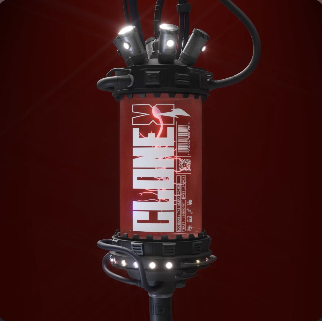ChazForsman's tweet photo. Having the most fomo this morning to crack this since I bought it for 20eth…

My goal in buying this was to be one of the final vials to open but @RTFKT making that difficult with all these cool Clone only drops… 

What would you do? 😱 https://t.co/O1XTE3tv0V