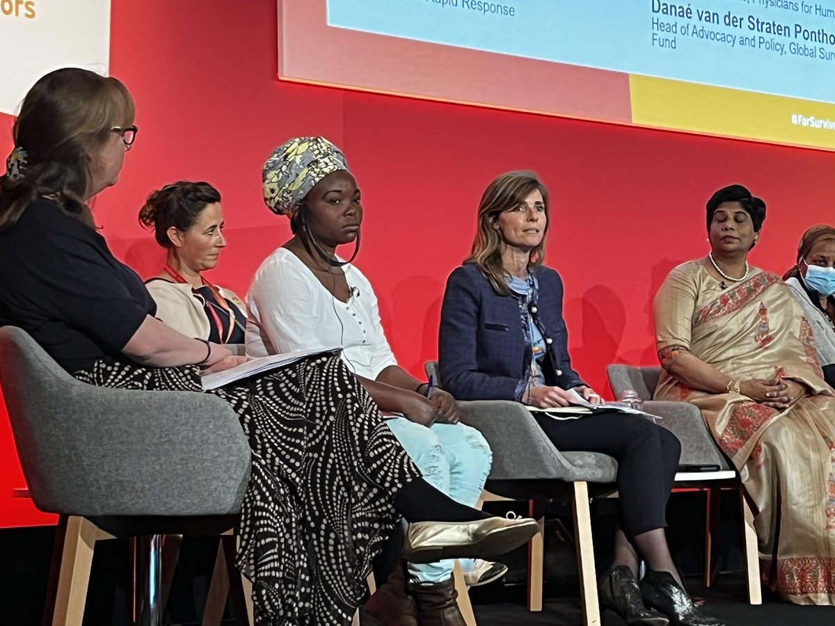 🗣#reparation is what survivors most want, but so rarely get….what appears clearly from our research in over 20 countries, is that access to #education is what survivors really want for their children
~GSF Head of Advocacy <a href="/DanaeVDSP/">Danaé van der Straten Ponthoz</a> 
#PSVI #ForSurvivorsWithSurvivors