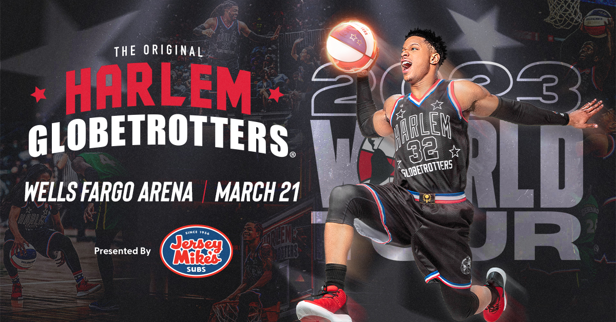 CaseysCenter's tweet image. 🏀JUST ANNOUNCED🏀 
@Globies are returning to Des Moines with a game like never before! Join the Globetrotters as they go head-to-head against the Washington Generals! #GlobetrottersDSM 
Tickets go on sale Monday, December 5 at 10AM!
Get more info here 👉 bit.ly/3io0YrA