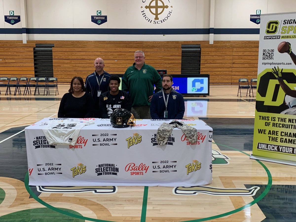 We congratulate Kendrick Gilbert  <a href="/Kcgilbert23/">Kendrick Gilbert</a> on being named to the 2022 Army All-American Bowl! ☘️🏈