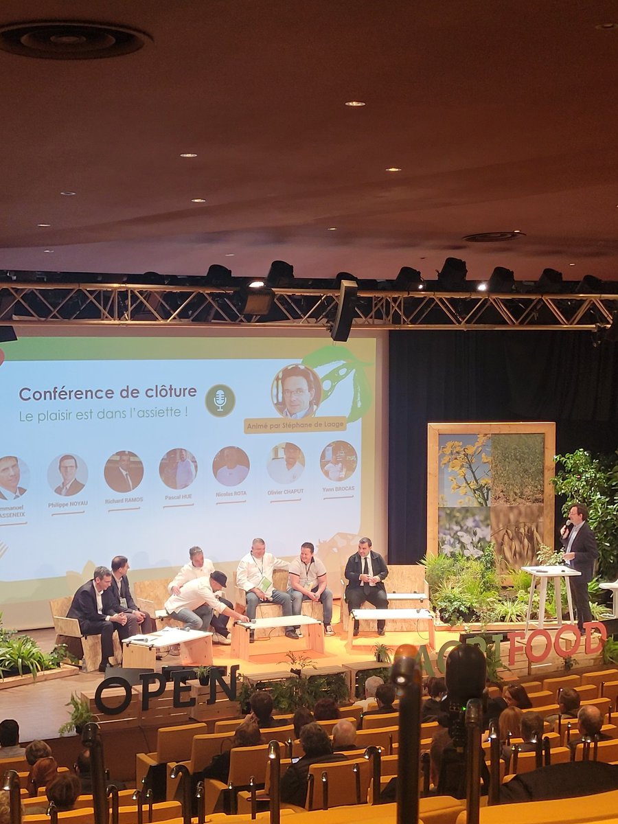 C'est la fin d'une journée riche en échange autour des protéines végétales.
Merci à toute l'équipe d'<a href="/OAgrifood/">Open Agrifood</a> pour cette journée !