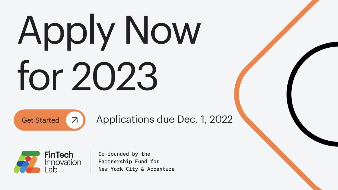 2 more days until applications for the 2023 cohort close!! Apply today for the chance to connect with top tier financial institutions and grow your #Fintech or #Insurtech! Application only takes 15-20 minutes, what's stopping you? f6s.com/fintech-innova…