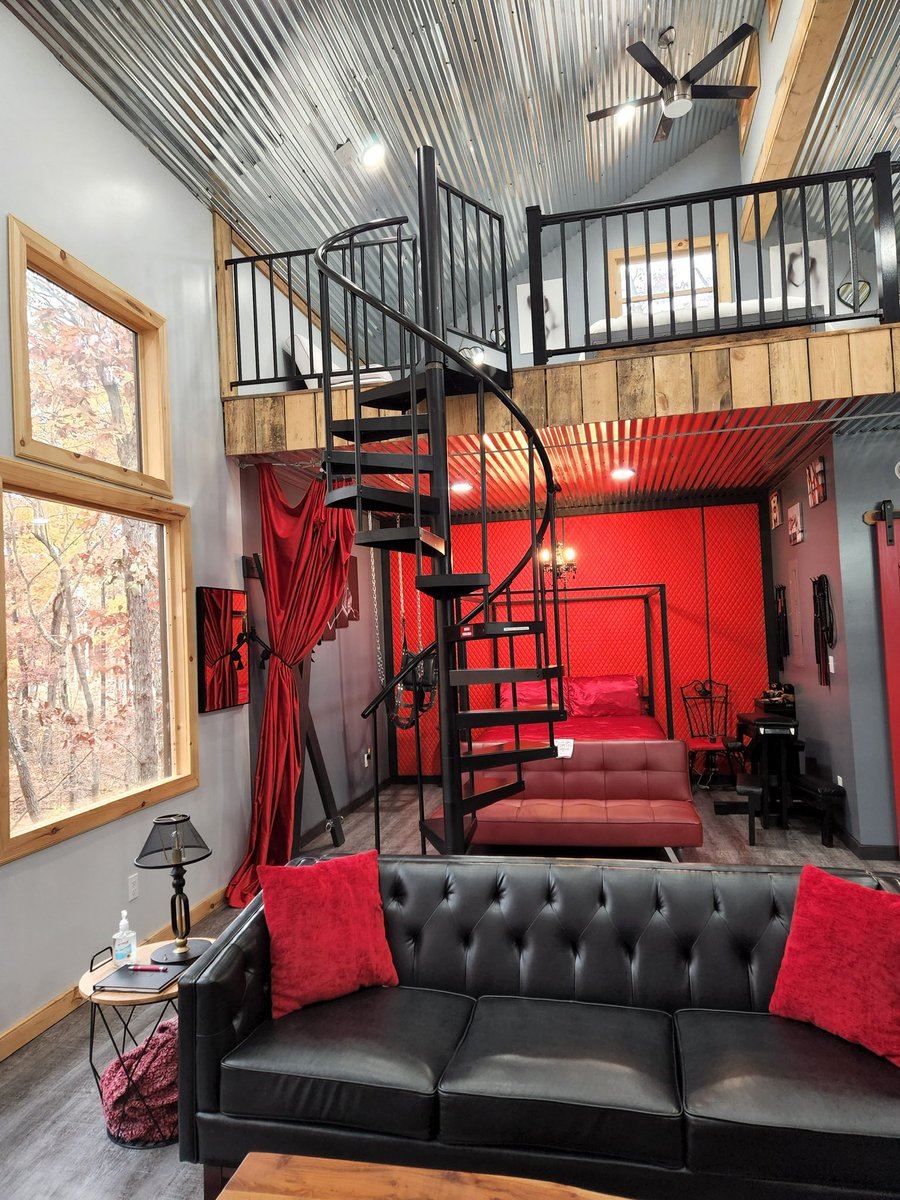 Take control of your next get away, book Red Room Cabins! #BDSM #airbnb #vacation