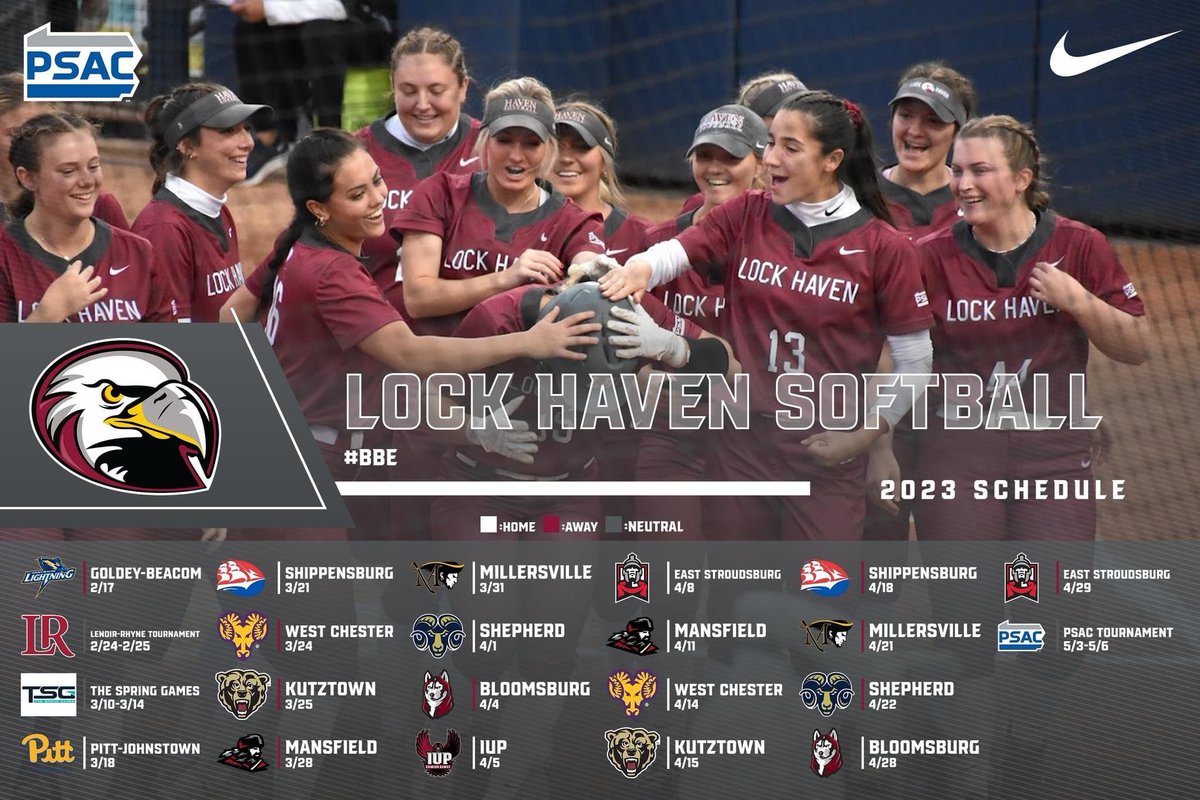 We are excited to annouce our 2023 schedule! We can't wait to get back on the field this spring!!! #BBE