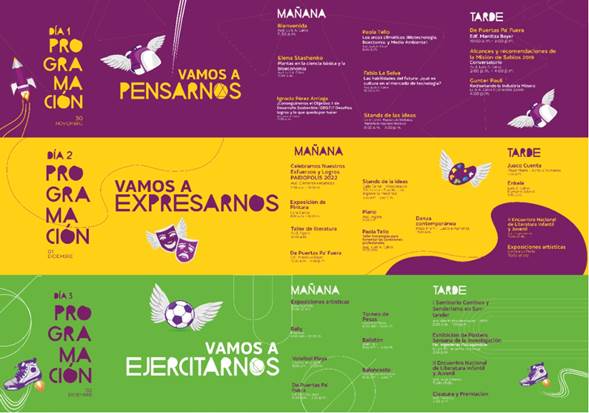 EIMCM_UIS's tweet photo. #EventosUIS #OrgulloUIS
Mañana 𝗺𝗶𝗲́𝗿𝗰𝗼𝗹𝗲𝘀 #𝟯𝟬𝗡𝗼𝘃 y hasta el 𝘃𝗶𝗲𝗿𝗻𝗲𝘀 #𝟬𝟮𝗗𝗶𝗰 disfruta las actividades del evento #U22Fest #IdeasParaTransformar 🚀🏀♻️🎨💃🕺🎹#ODS
💚@UIS @soyegresadouis @Relext_UIS
https://t.co/BwOgX5uLaQ https://t.co/DbTVDlXHLq