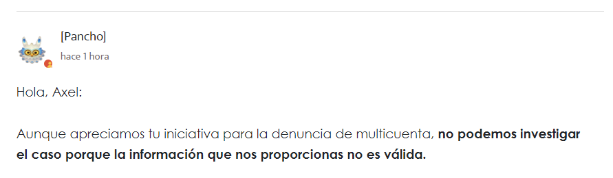 HispaniaStop's tweet photo. @__logan_  @_Manaia_  @Genki_Ankama  @ES_DOFUS  @DOFUSfr #DOFUS The level of #mediocrity of #Ankama is insane. You are losing a lot of players due to this. The server is completely forgotten by you. A report with these 2 captures of a Multilog, DID NOTHING. Are you serious? ... https://t.co/k0Tg2ZttpX