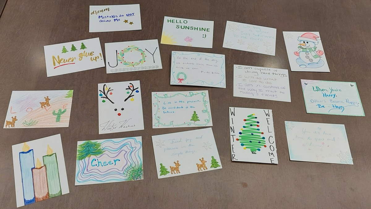 RunbeckElection's tweet photo. Looking for a creative way to show compassion this holiday season? @FreeArtsAZ transforms children’s trauma to resilience through the arts. Visit https://t.co/HKSF5hTcT5 to volunteer, donate, &amp; design affirmation cards! Check out our artistic contribution for inspiration: 👇 https://t.co/37CK9w5X0O