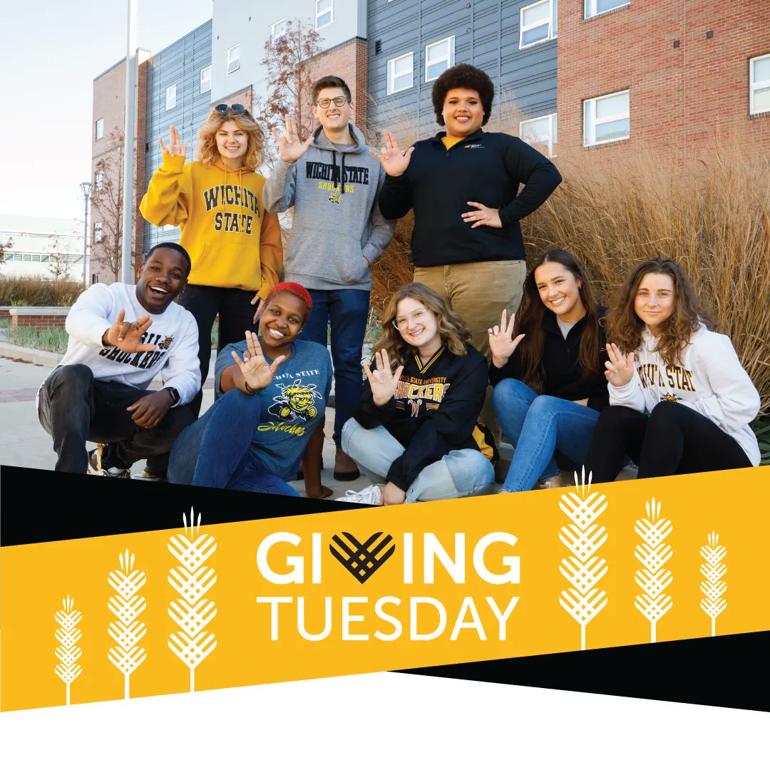 Black Friday and Cyber Monday are gone and Giving Tuesday is finally here! Visit bit.ly/3XGeI14 to join this global movement by making a difference in the lives of Shocker students.

#GivingTuesday #WichitaState