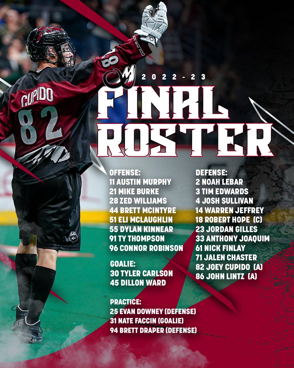 Your 2022-23 Colorado Mammoth! 👏

#TuskUp