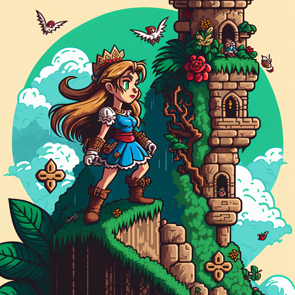 RetroNrare's tweet photo. "Fantasy Girl hunting the red rose in a two dimensional world" from the "Adventures of Fantasy Girl" collection has been listed for sale. 

https://t.co/tjOiAKwpC2 via @opensea #retrogames #art #zelda #mario #fantasygirl #retronrare #gameartwork #freeposter #nftdrop #NFTCommunity https://t.co/I74qNCj2tn
