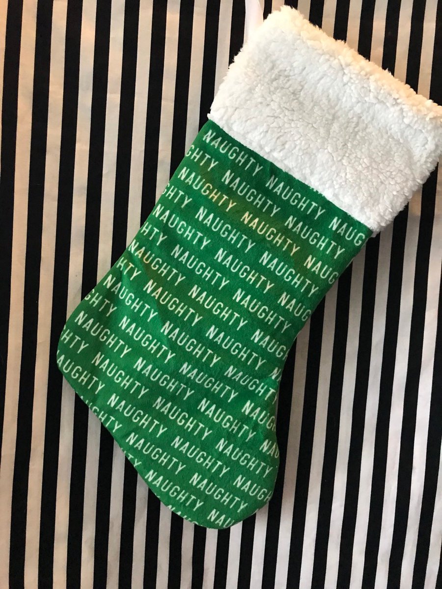 Excited to share the latest addition to my #etsy shop: Green minky naughty holiday stocking #holidaystocking etsy.me/3FdEOSa
Ultra soft and naughty holiday stocking is now on SALE on my Etsy shop! Makes a perfect holiday gift for that Naughty person in your life!