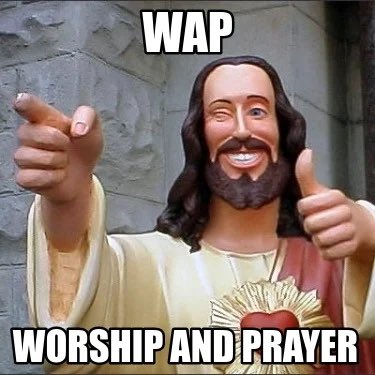 MikeLitorous69's tweet photo. Can’t wait to see some good W.A.P. at Church this Sunday!!! #thelordismysavior #wapforjesus #wap #worshipandpray #churchlife https://t.co/2ipynOdvMq