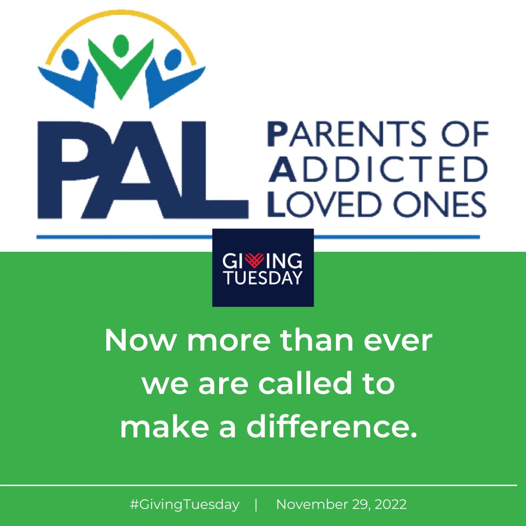 PALGivesHope's tweet photo. While #GivingTuesday happens every Tuesday, the annual celebration of generosity is TODAY!
 
Please consider giving to PAL!

https://t.co/FAYXhLtTa8

#GivingTuesday2022 
#GivingTuesday 
#BetterToGiveThanReceive
#ParentsHelpingParents
#SubstanceUseDisorder https://t.co/WOW8HNs7ul