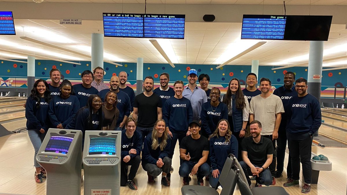 Earlier this month, we hosted our first annual company team building event. Looking to learn more about our culture? Visit our website to get to know us: onevest.com 

#teambuilding #teamevent #fintech #canada