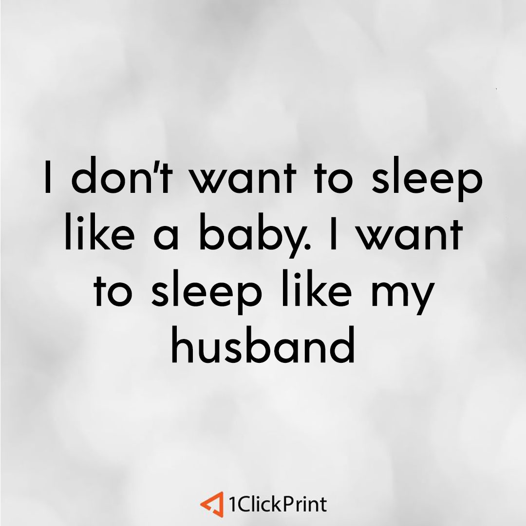 All I want is one good night's sleep 😴😴