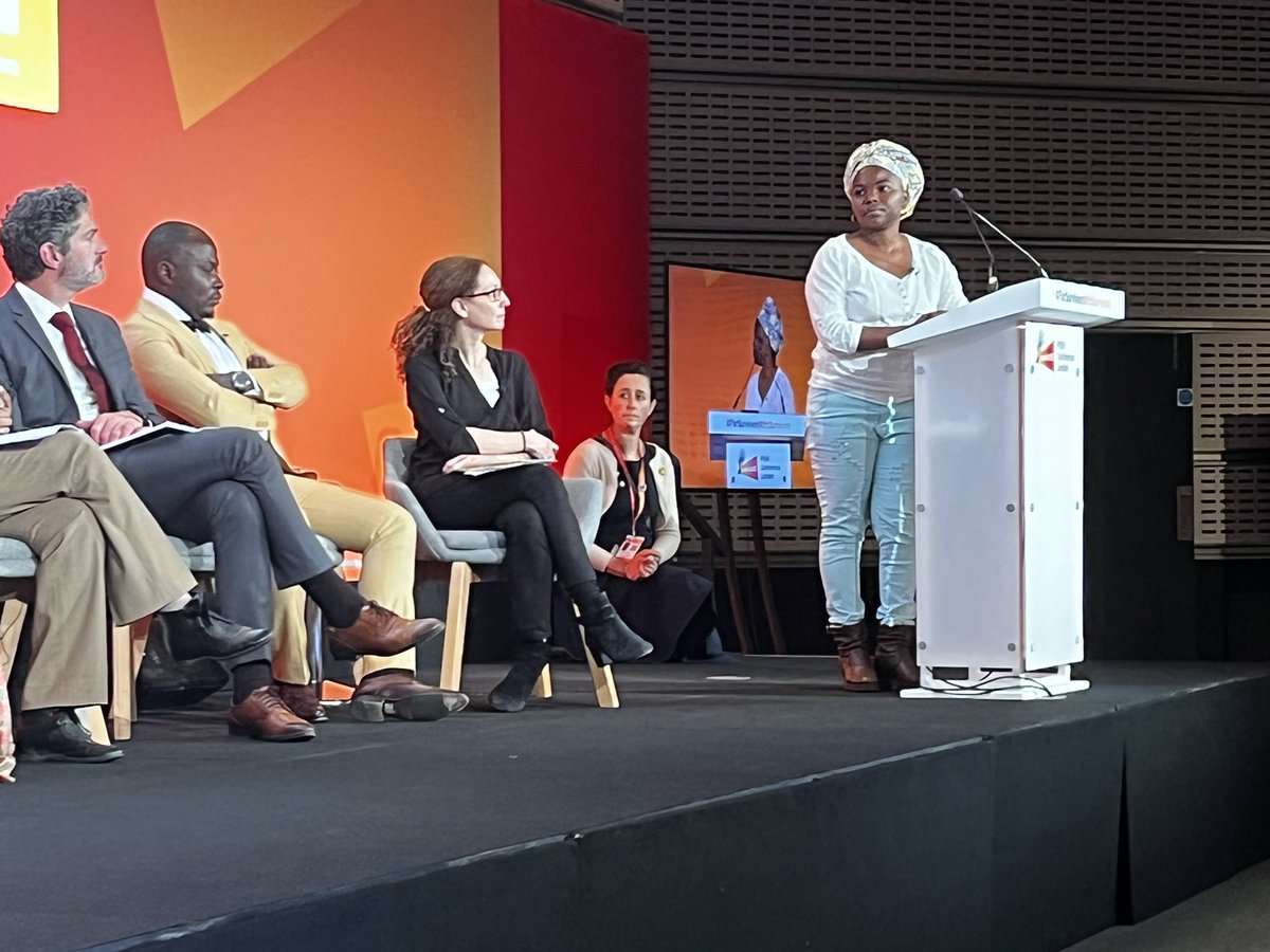 🗣..We need to have access to education, because education will make us not be afraid anymore. We need #reparation &amp; our children must have access to reparation. We want the commitment of our gov’t in the redress process
~last words from Desanges in this #PSVI session