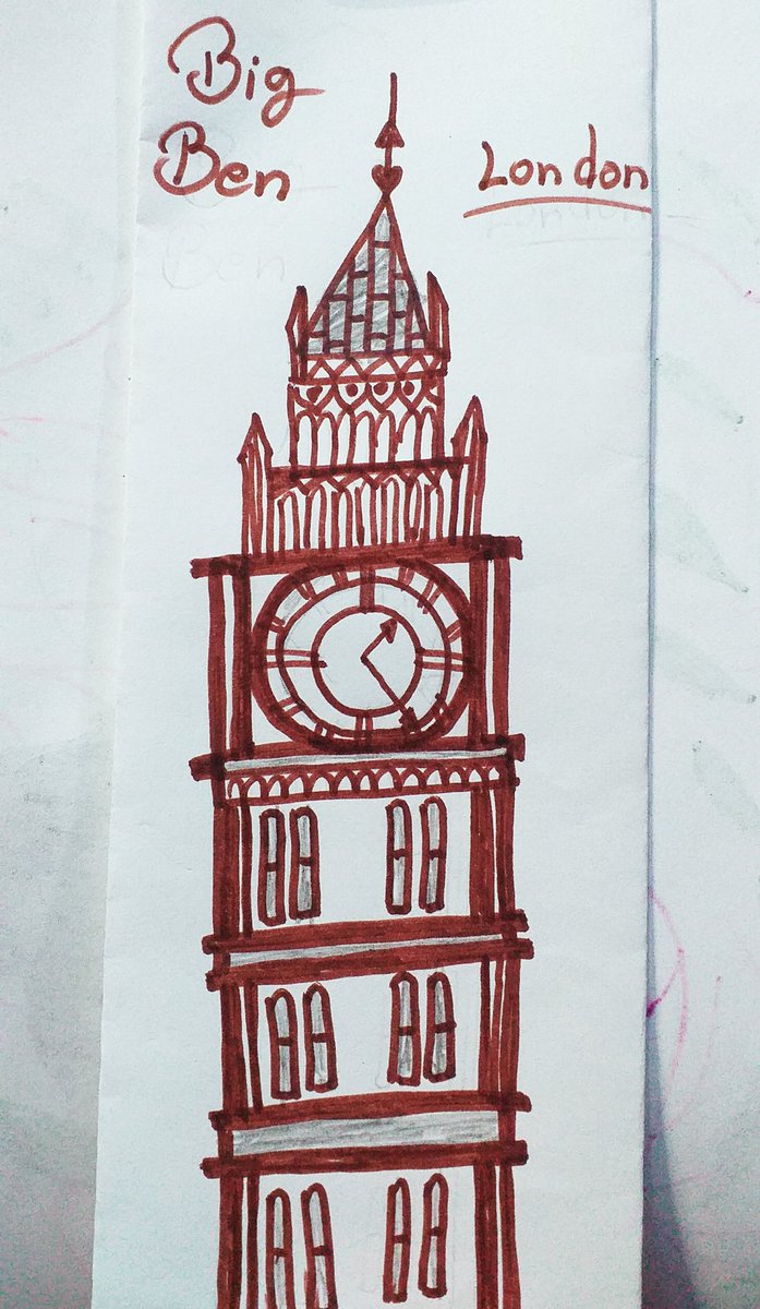 RenuSuryavansh3's tweet photo. https://t.co/Xf4OxaEPwX
Big Ben London Sketch #artist #artwork #art #artistsoninstagram #artwork #london #bigbenart #artoftheday #drawing #pencilsketch #pencilartist #pencildrawing #colourartist #cartoonsketch #colorfulldrawing #myart #artstudio https://t.co/ZwnuLEOzP2