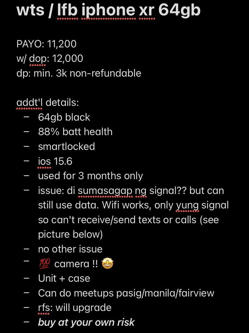 yamazakentoo's tweet photo. wts/lfb .  .  .

ʚɞ iPhone Xr black
୨୧ 64gb
୨୧ 88% batthealth
୨୧ details below !

# ipxr ph sale
☑️ installment / long dop with dp ! https://t.co/8n98m11JcQ