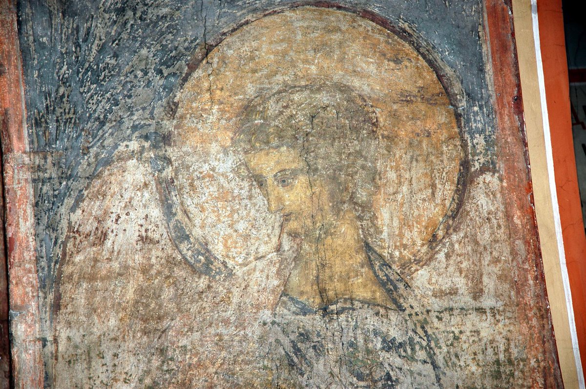 andreiRublot's tweet photo. The Last Judgement: Trumpeting Angel
1408 #byzantineArt #iconPainting https://t.co/qUZPOytiia