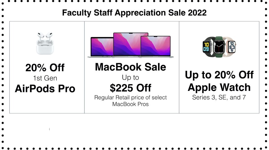 'Tis the season of appreciation!🎁 #VCU faculty and staff can shop in-store between now and Dec. 9 using payroll deduction and pay 0% down.  

Shop deals on Apple products, headphones, speakers and more! 💻⌨️🎧 #VCUStaff #VCUFaculty #VCURams #LetsGoVCU