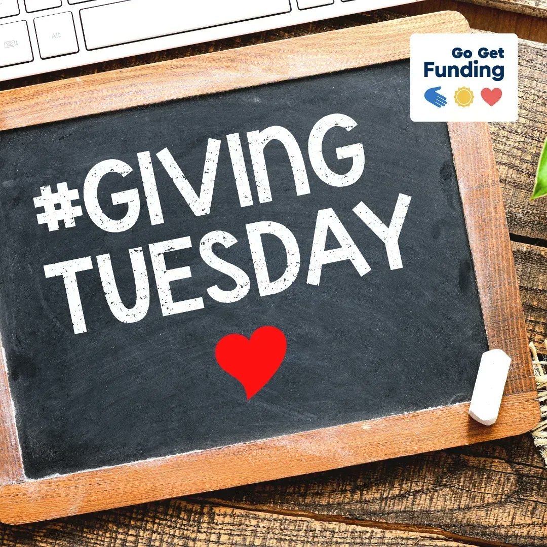 GoGetFunding's tweet photo. Giving Tuesday is a day to give back by supporting a cause close to your heart or doing something good for your local community or someone in need. 

#givingtuesday #goodcauses #sharethelove #helpthoseineed #community #friendsinneed #support https://t.co/BLxKiSKb0m